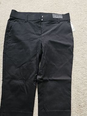 Womens Maurices Bengaline Mid Rise Dress Capri Pants Medium